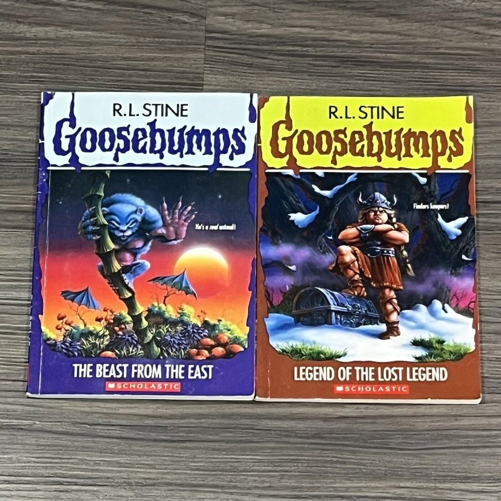 2 2017 RL Stine Goosebumps Books Lost Legend Beast East